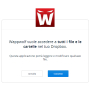 Accesso Wappwolf a Dropbox